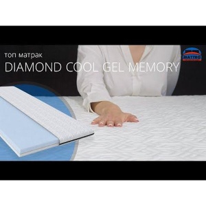 Топ матрак Diamond Cool Gel Memory 7см - MATTRO - Img 4