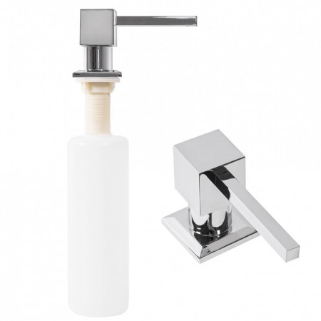 Dozator de săpun chrome square
