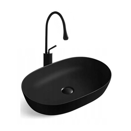 Lavoar slim negru mat ANNA