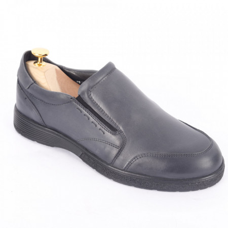 Pantofi din piele naturală pentru bărbați cod 182-1 Gri