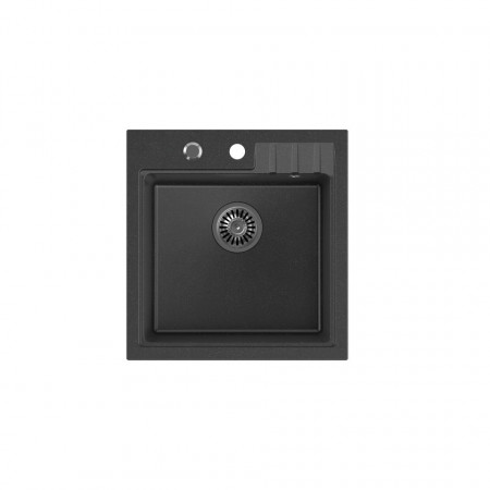 PETER 110 Steingran negru, cu sifon manual si dop