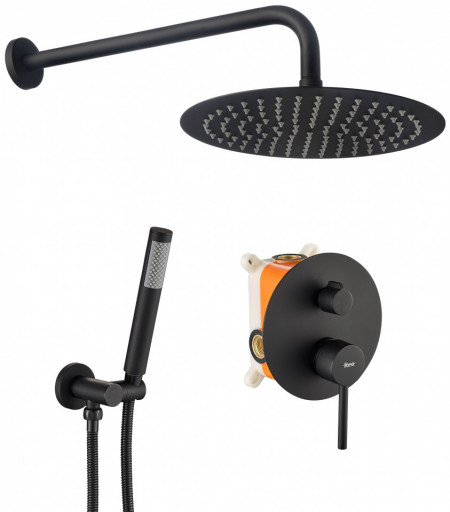 Platinia Set de dus ascuns Platinia Lungo Black negru + BOX