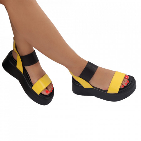 Sandale pentru dame cod 22180-2A Yellow