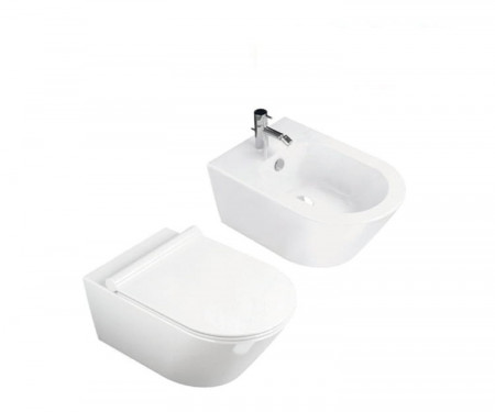 Set vas WC + bideu Sonet white