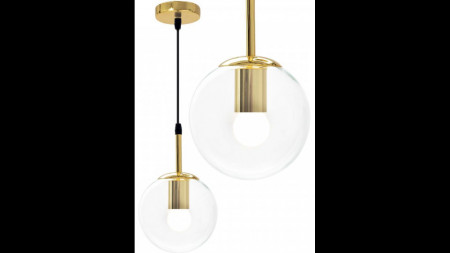 Lampa DE TAVAN SUSPENDABILA din sticla Sfera Auriu APP686-1CP