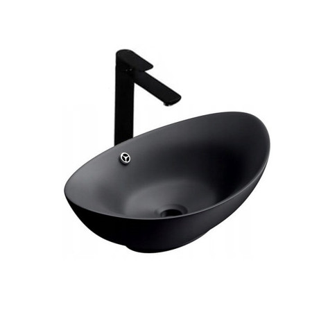 Lavoar Lara black, 60 x 37 x 19 cm