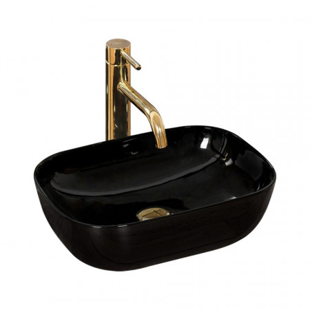 Lavoar pentru blat Belinda mini Negru 37x25x11 cm