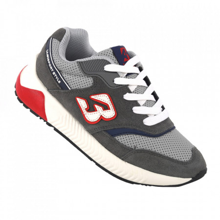 Pantofi sport pentru dame cod B0057-12 DK. Grey-Red