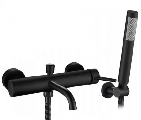 Robinet pentru cada Platinia Lungo BLACK negru