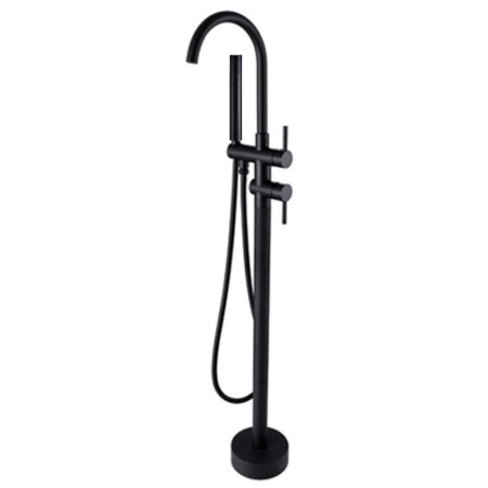 Baterie pentru cadă negru mat COSTA-BL 117 cm