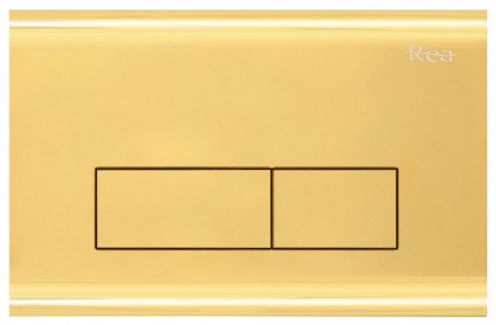 Buton tip H pentru cadru WC Light Gold