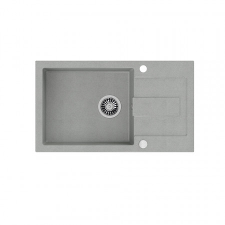 CHRISTIAN 136 XL Steingran gri, cu sifon manual si dop (1 vas 45x38 cm)