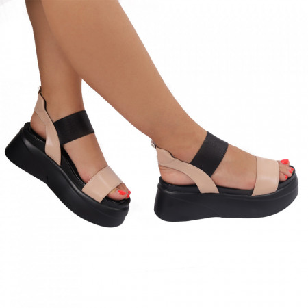 Sandale pentru dame cod 22180-2A Khaki