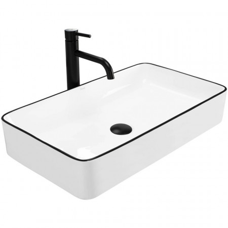 Lavoar pentru blat Rea Denis Negru Edge 61x35x11 cm