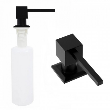 Dispenser pentru chuveta pentru detergent Rea negru square