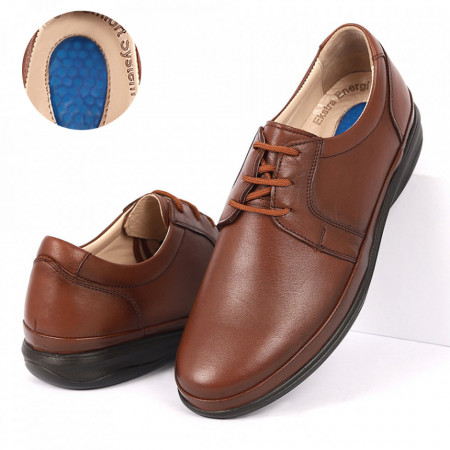 Pantofi din piele naturală cod 3500-1 Taba