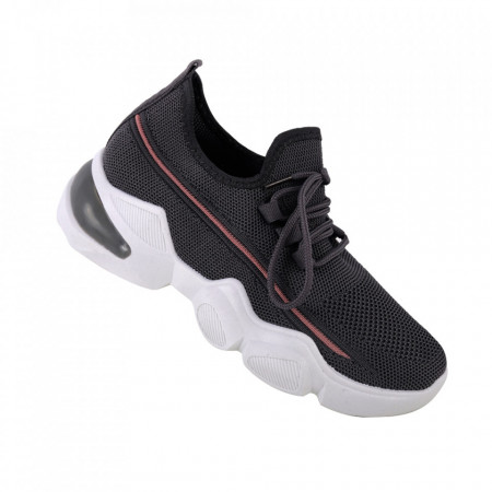 Pantofi sport pentru dame cod 86001 Grey/Pink