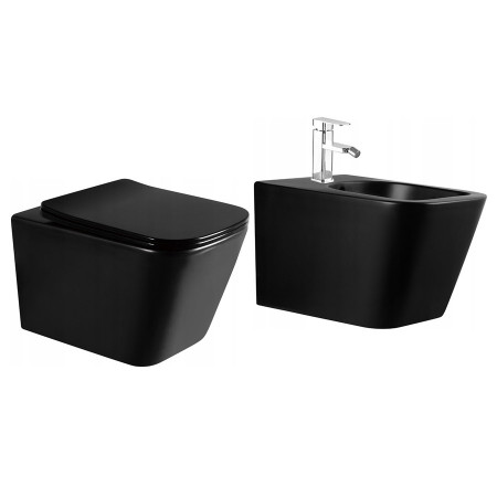 VASC WC BLACK IMPERIA BLACK MAT + DE BIDEU