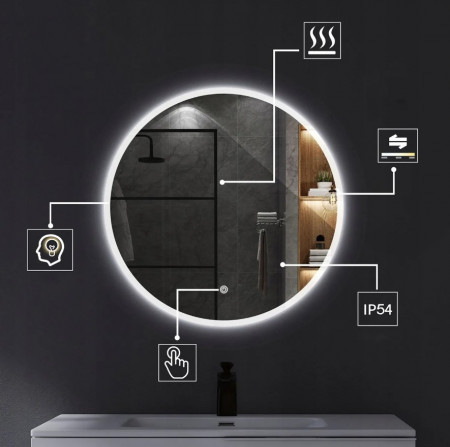 Oglindă LED 50-80 cm HZJ080