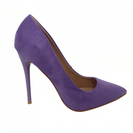 Pantofi cu Toc Mov cod EK0096 Purple