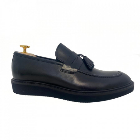 Pantofi din piele naturală cod 26-1 Siyah
