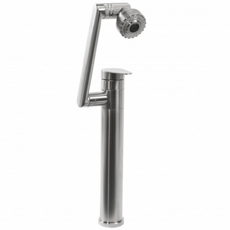 Baterie pentru baie Rea PACO Nickel Brush INOX High
