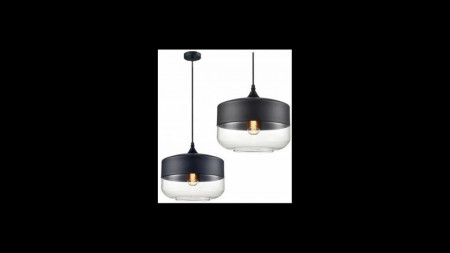 Lampa DE TAVAN SUSPENDABILA din sticla Zenit D Black