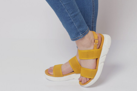 Sandale pentru dame cod AG-013 Yellow