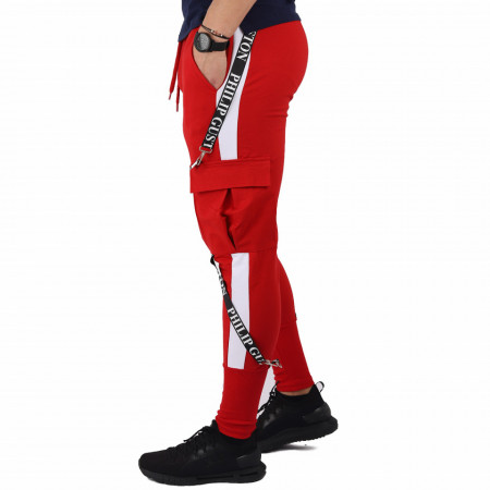 Pantaloni sport-casual pentru bărbați cod PSG6987 Roși