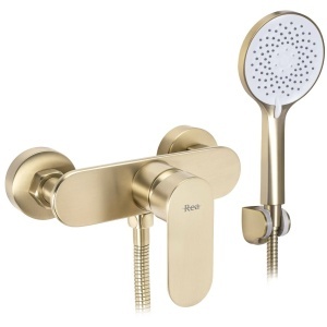 Baterie de duș REA DROP Brush Gold