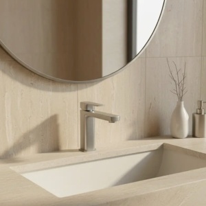 Baterie pentru baie Rea Arlo Brush Nickle - Img 2