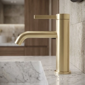 Baterie pentru baie Rea Rivo Brush Gold - Img 3