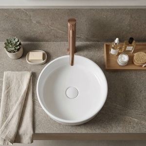 Baterie pentru baie Rivo Brush Copper - Img 3