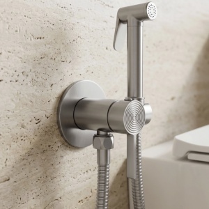 Baterie pentru bideu Rea Foster Brush Nickel