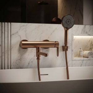 Baterie pentru cadă Rea Arcos Brushed Copper - Img 6