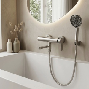 Baterie pentru cadă Rea Arcos Brushed Nickel - Img 2