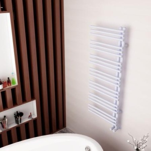 Calorifer portprosop LINEAR WHITE 1250x500mm - alb lucios - Img 2