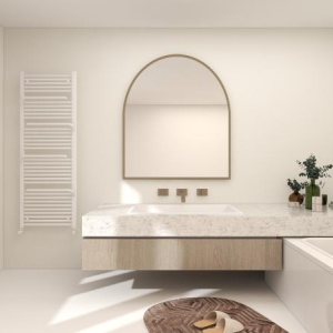 Calorifer portprosop SMART WHITE 1510x550mm - alb lucios - Img 5