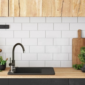 Chiuveta Bucatarie Pro GRANIT STEN BLACK, Dimensiuni 48 x 79.5 x 20 cm, Picurator Reversibil, Incastrabila,Forma Dreptunghiulara,Negru cu Picatele - Img 3