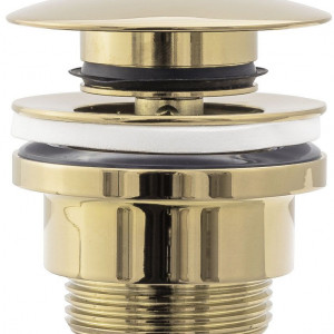 Dop Lavoar Universal Rea Gold Click-Clack Auriu Lucios - Img 2