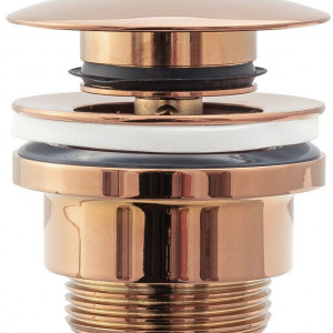 Dop pentru lavoar universal clic-clac Rea ROSE Gold - Img 2