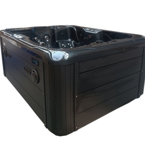 JACUZZI DE GRĂDINĂ SPA102 CARCASĂ ANTRACIT BLACK OCEAN WAVE 210x160 CM