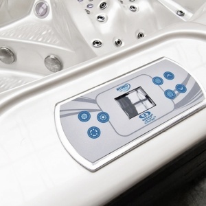 JACUZZI DE GRĂDINĂ SPA702 CARCASĂ PENTRU CAFEA ALB PERLAT 230x230 CM - Img 7
