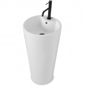 Lavoar freestanding de sine stătător Rea BLANKA Alb - Img 7
