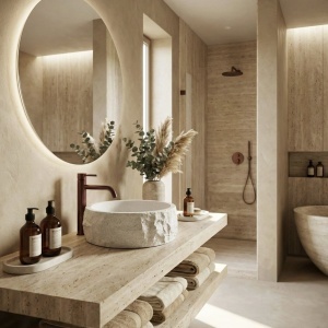 Lavoar pe blat Alice – design modern compact și ceramică premium | Deppo - Img 4