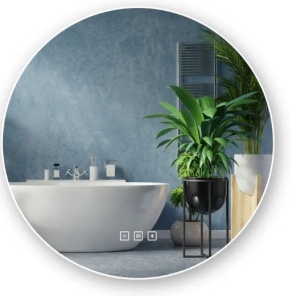 OGLINDĂ LED 60CM ROUND BLUETOOTH - Img 5