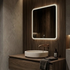 Oglindă LED 70x70cm TOP-2