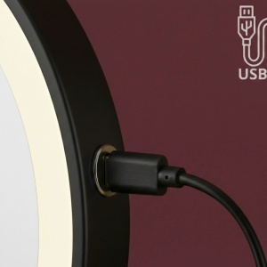 Oglindă LED Glow Black – design modern cu iluminare elegantă pentru baie | disponibilă pe Deppo - Img 8