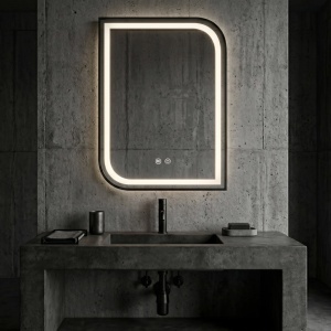 Oglindă LED ZONE 80X60 BLACK - Img 5
