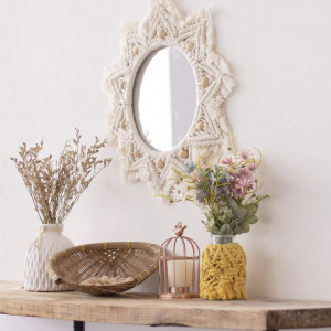 Oglinda perete Boho 50CM 322047 - Img 4